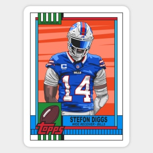 Diggs 90's Football Card Sticker